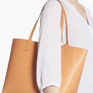 Mansur Gavriel Large Tote in Cammello Rosa